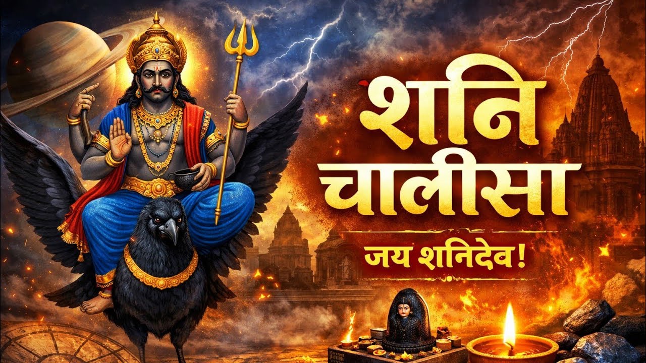 शनिवार Special | शनि चालीसा | Shani Chalisa Full Path | शनिदेव की कृपा पाने का शक्तिशाली पाठ|