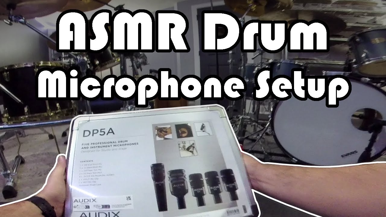 Drum Tech POV | ASMR | Audix DP-5A Microphone Unboxing