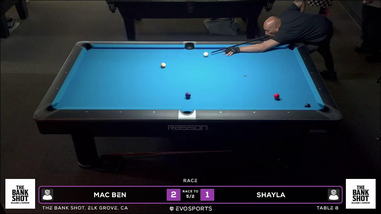 MAC BEN vs SHAYLA - THE BANK SHOT - TABLE 8 | EvoSports