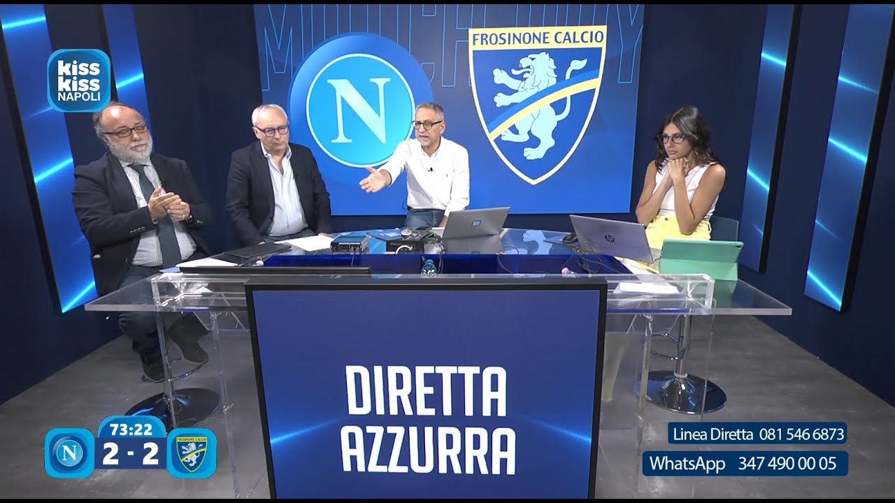 NAPOLI-FROSINONE 2-2 | LIVE REACTION CARLO ALVINO | KISS KISS NAPOLI