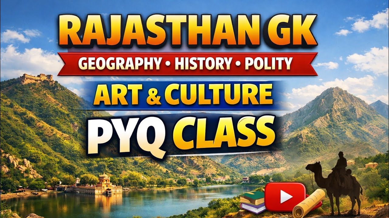⭕RAJASTHAN GK Mix MCQ Question Class