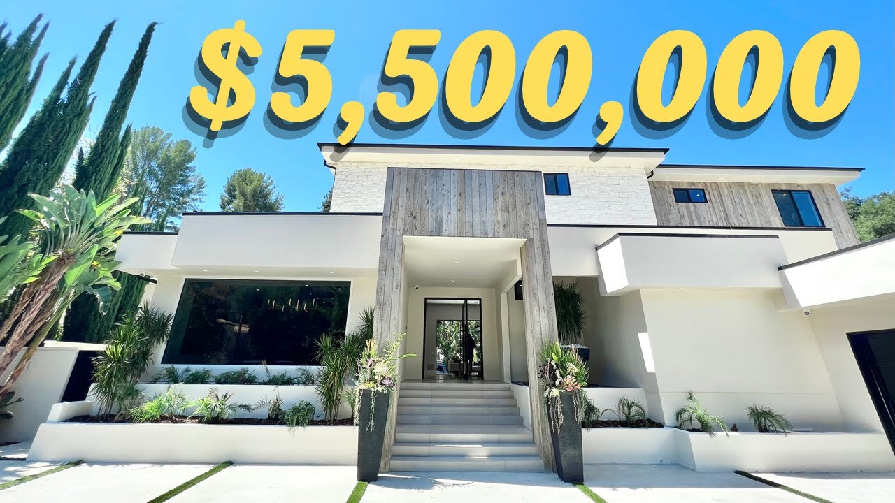 Touring A $5,500,000 Modern Home With Paradise Inspired Backyard In Los Angeles