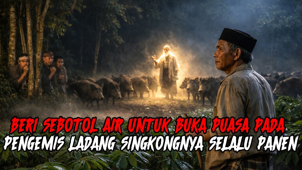 BERI SEBOTOL AIR UNTUK BUKA PUASA PADA PENGEMIS LADANG SINGKONGNYA SELALU PANEN