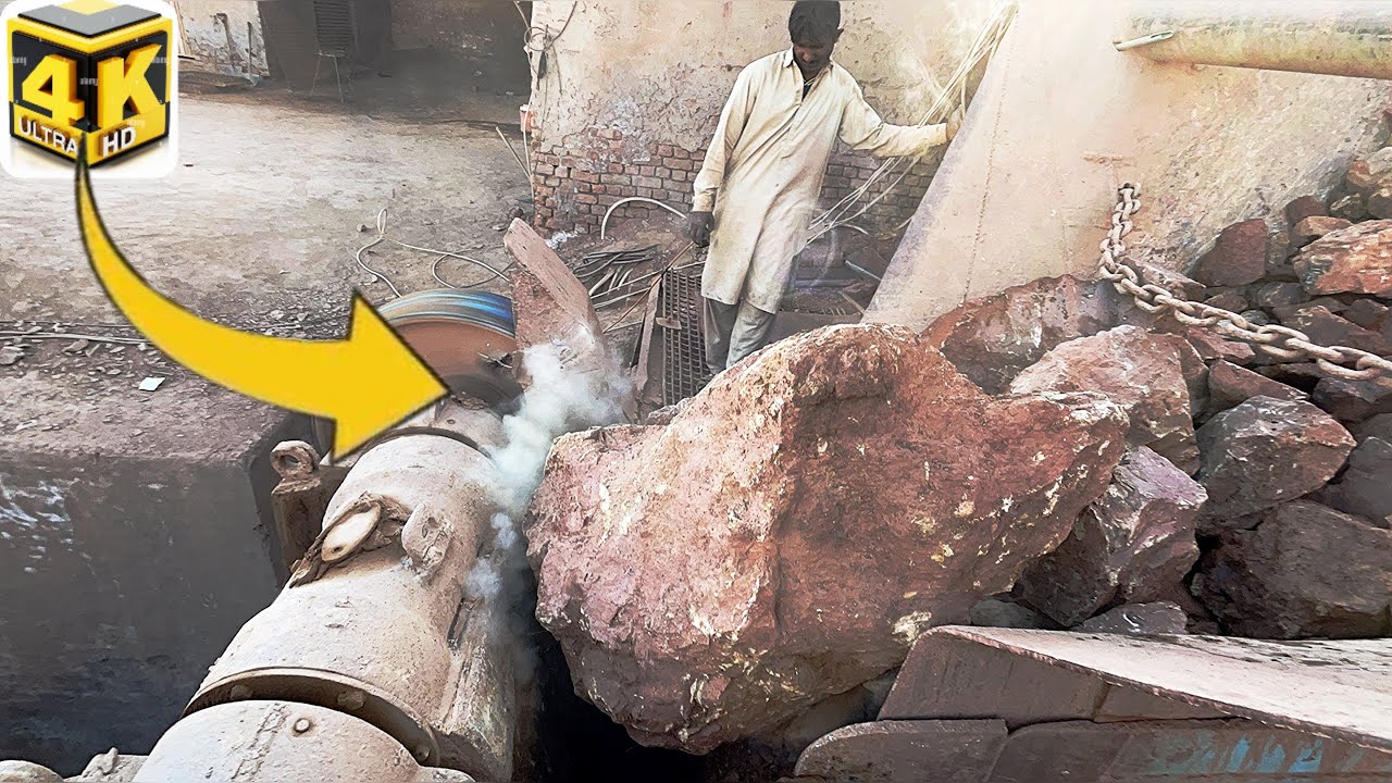 💥 How to Powerful Jaw crusher Machine Work Giant in Action/crushing#jawcrusher #stonecrushing #asmr 