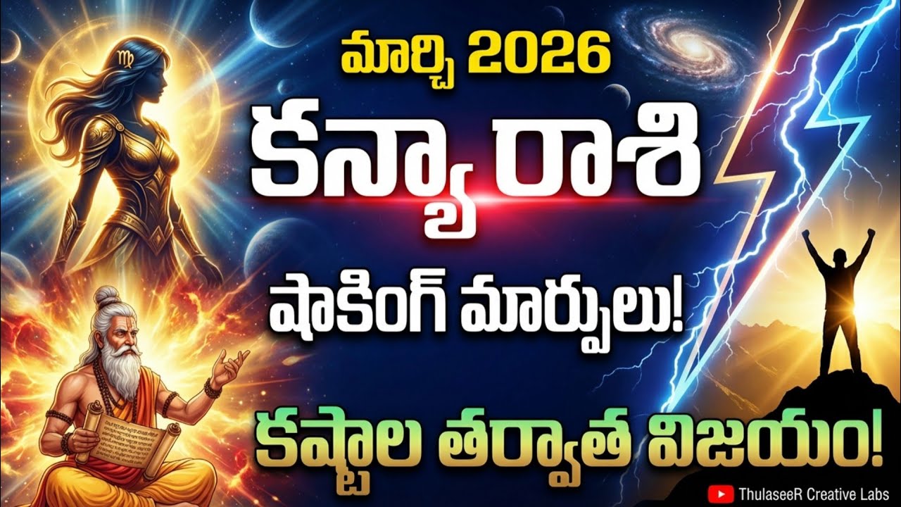 కన్య రాశి మార్చి 2026: ఈ నెలలో మీరు తీసుకోవాల్సిన జాగ్రత్తలు | March 2026 Virgo Horoscope