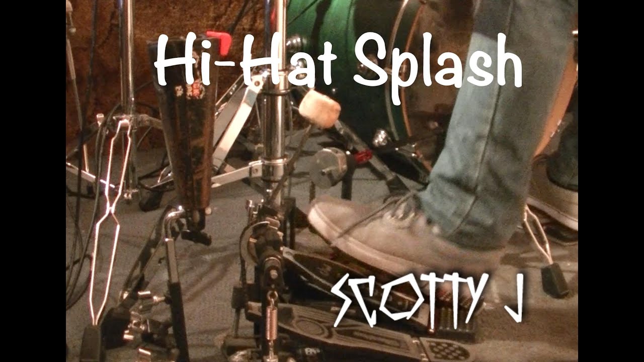 Drum Lesson: Hi-Hat Splash Foot Ostinato - Scotty J Drumming