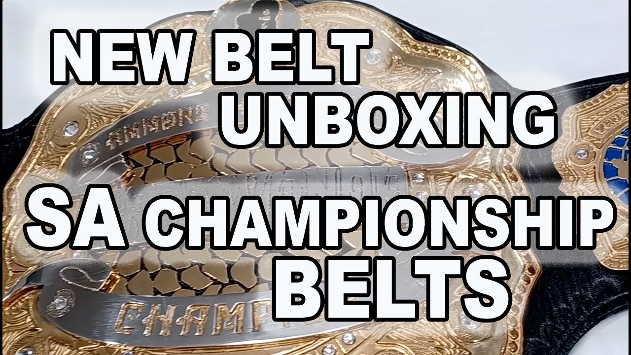 New Belt Unboxing - Custom Belt by SA Championship Belts