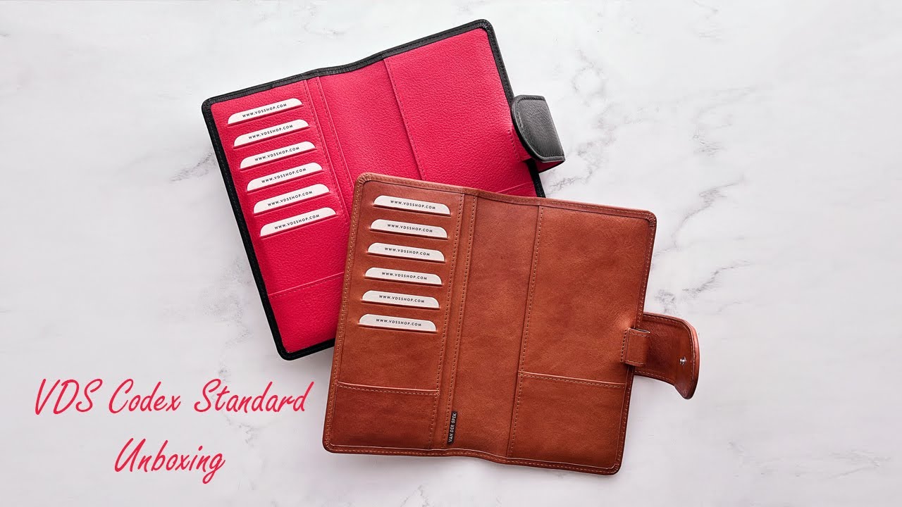 UNBOXING | VDS Codex Standard Planner in Janet Leather: Brown, Black and Red
