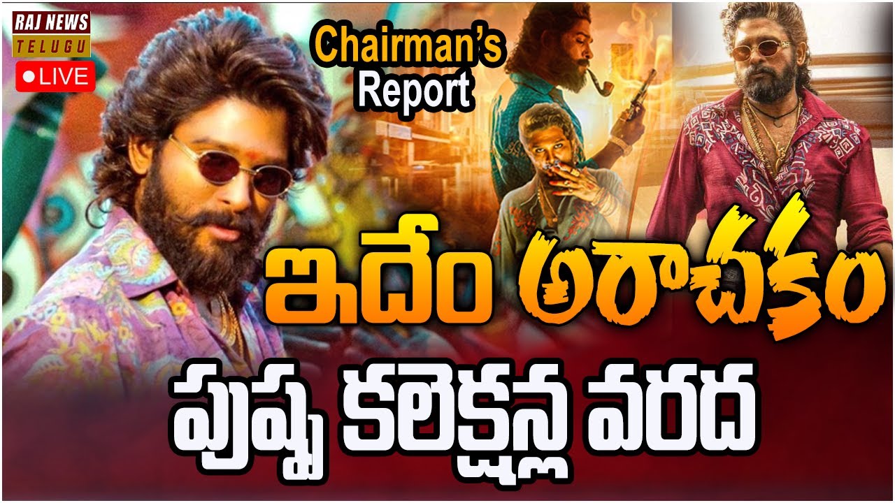 పుష్ప కలెక్షన్ల వరద | Pushpa Record Collections | Allu Arjun Pushpa Box Office Collection | Raj News