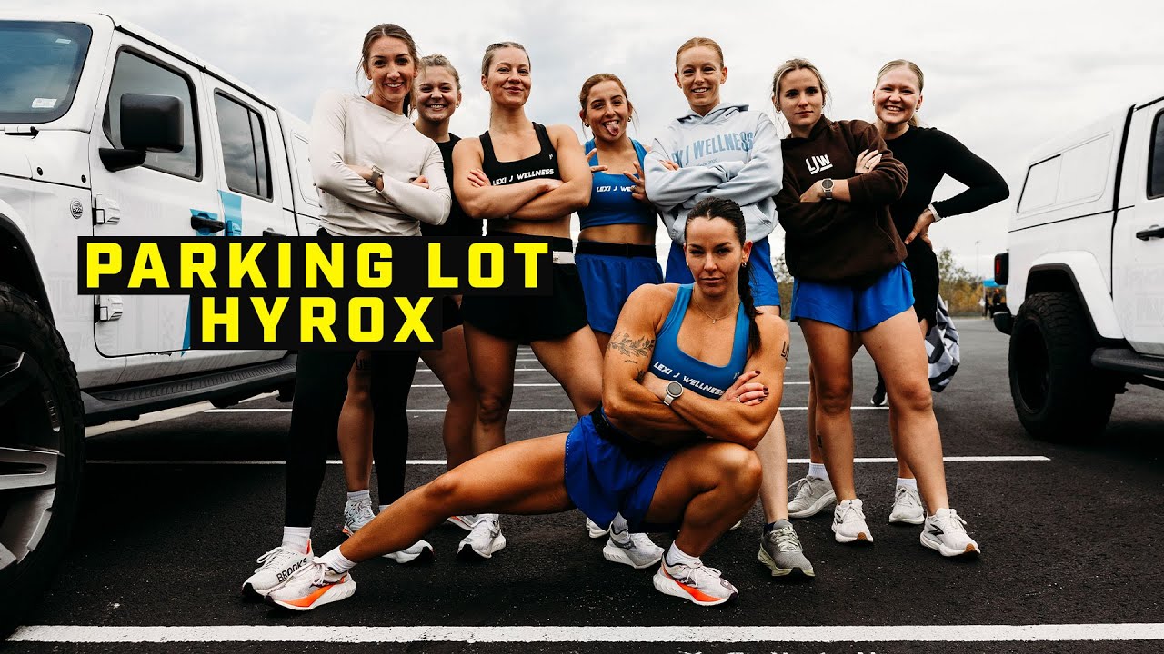Мы построили полноценный курс HYROX на нашей задней парковке!
