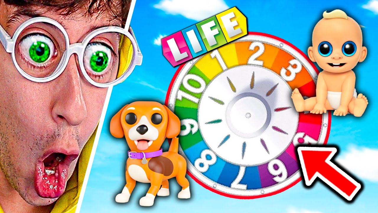 RULETA decide MI VIDA!! (👼🏻Bebé o Perro 🐶) - The Game Of Life #1 TEKENDO
