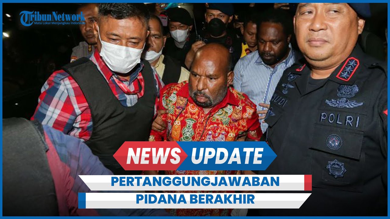 Lukas Enembe Eks Gubernur Papua Meninggal, KPK: Pertanggungjawaban Pidana Berakhir