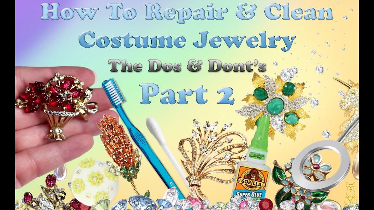 How to Clean & Restore Costume Jewelry Part 2 ~ Make your Trifari look new from the store!