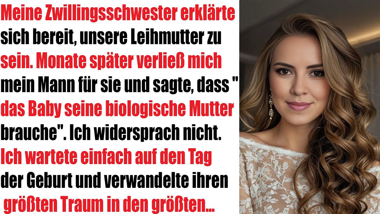 Meine Zwillingsschwester war die Leihmutter – Dann traf mein Mann eine Schockentscheidung