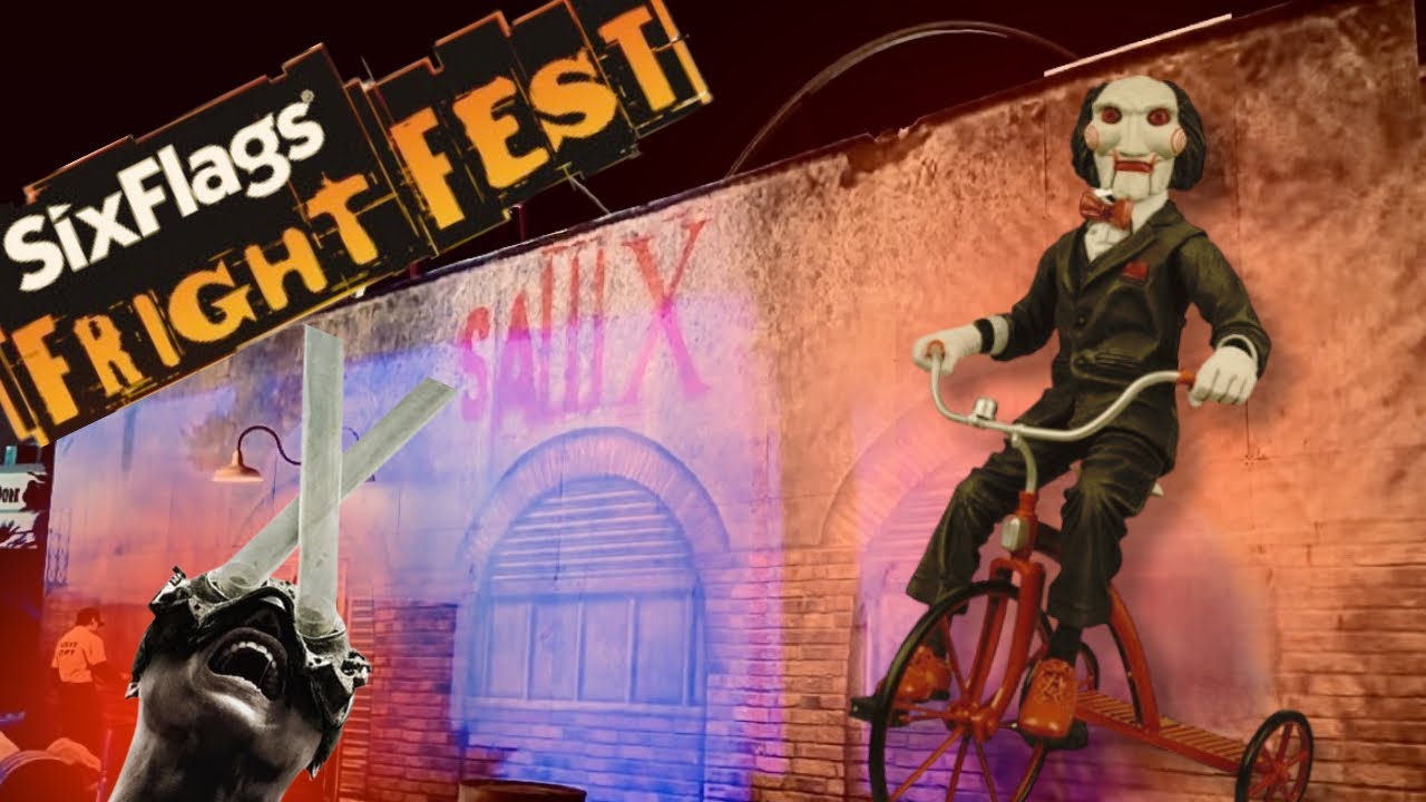 Finally Seeing SAW X Maze | Full Walkthrough | Oktoberfest, Scare zones & More | The Daphne Show