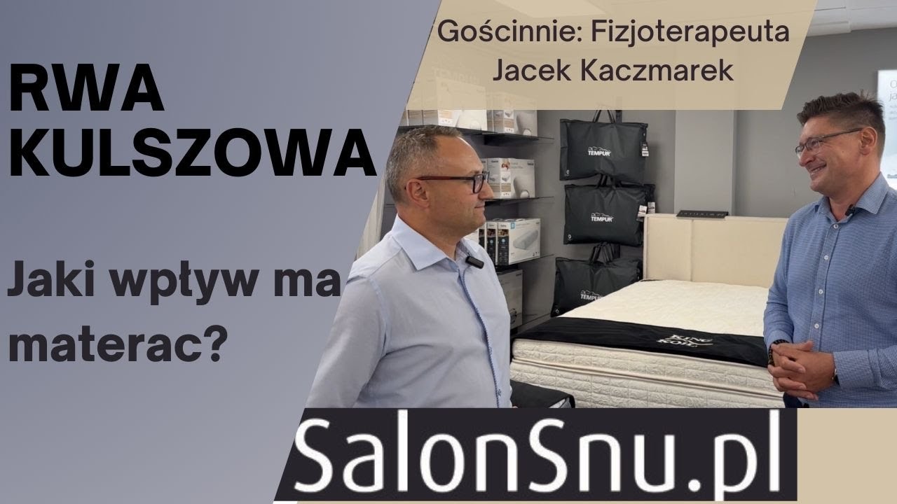 Czym jest rwa kulszowa? - Jaki materac na ból kręgosłupa lędźwiowego?