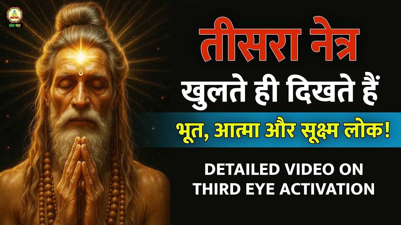 तीसरा नेत्र खुलते ही दिखती है अदृश्य दुनिया | Naam Simran & Third Eye Sant Mat Teachings