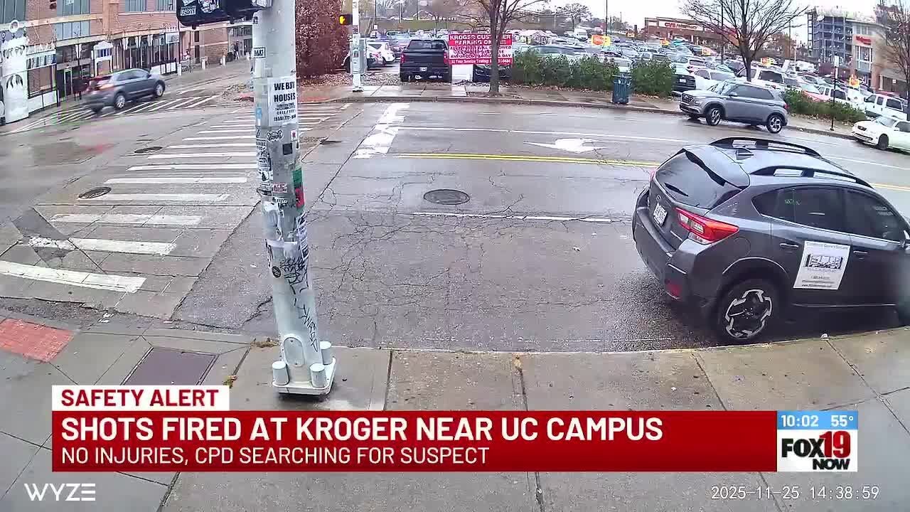Shots fired at Kroger near UC campus