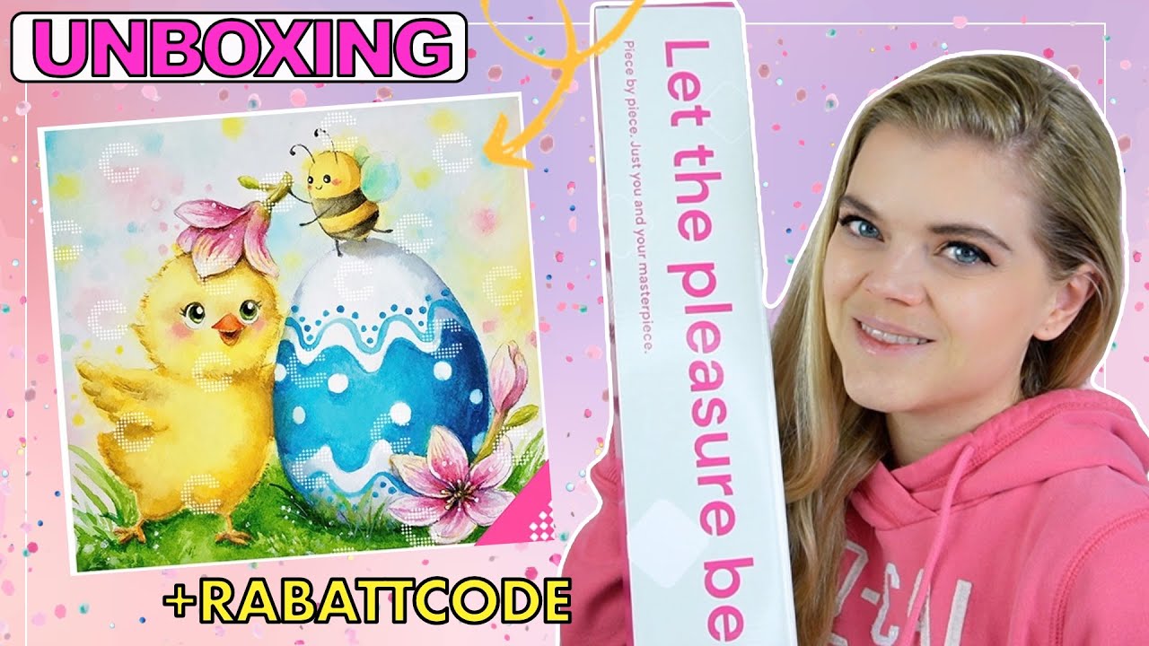 HAPPY SPRING 🌷 DIAMOND PAINTING UNBOXING CARAT.ART | + RABATTCODE