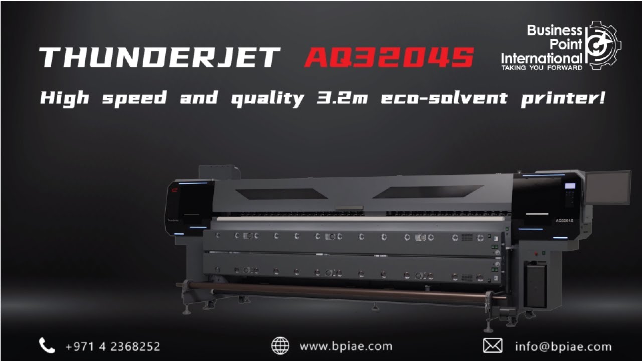 Wide Format Printer 3.2 Meter | Eco Solvent Printer - Business Point International, UAE
