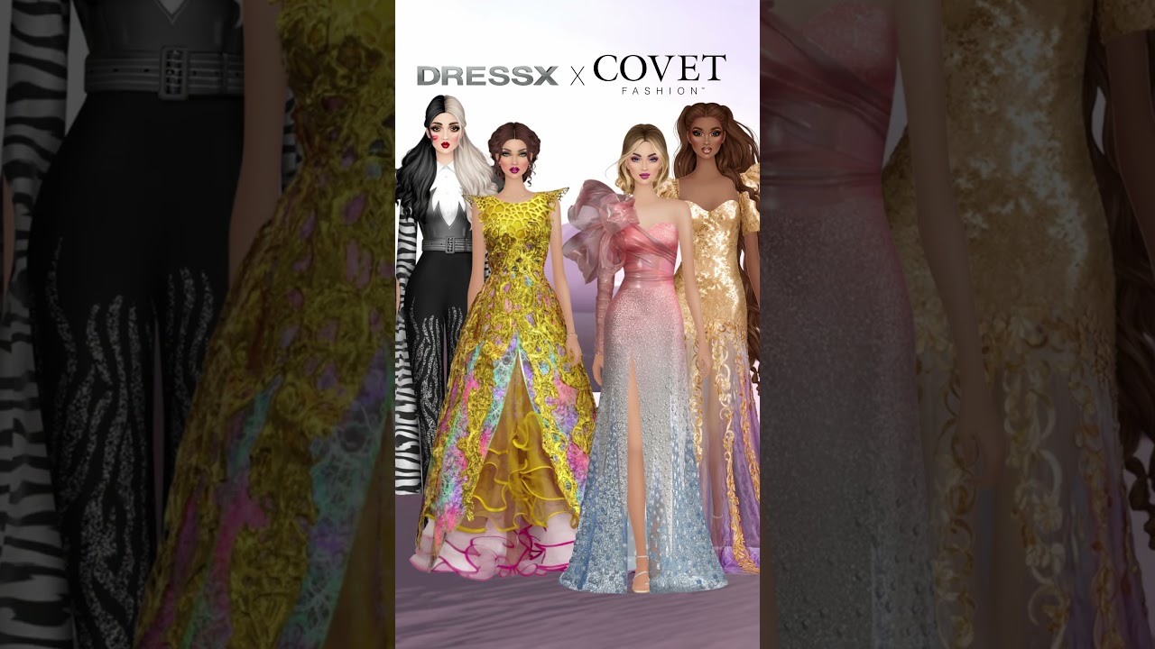 Join the Designer Spotlight Series in Covet Fashion featuring DRESSX looks!