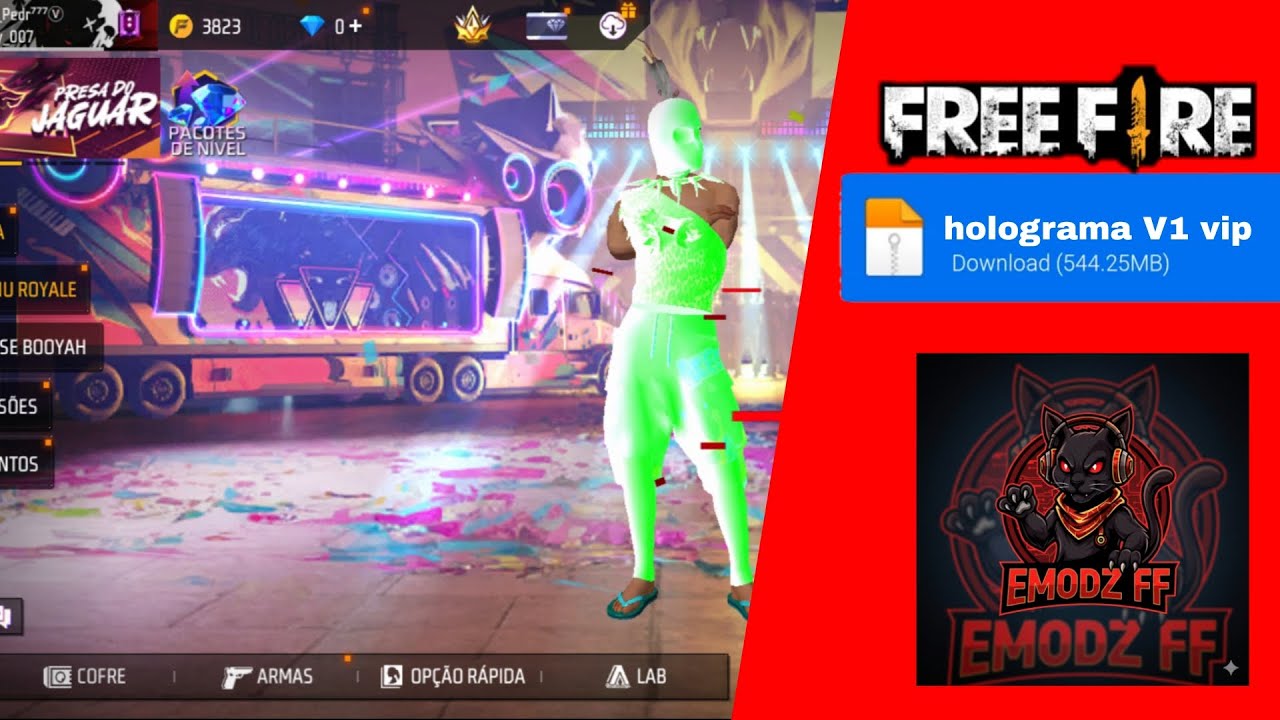 SAIU O NOVO HOLOGRAMA+XIT😈🔥CORRE!