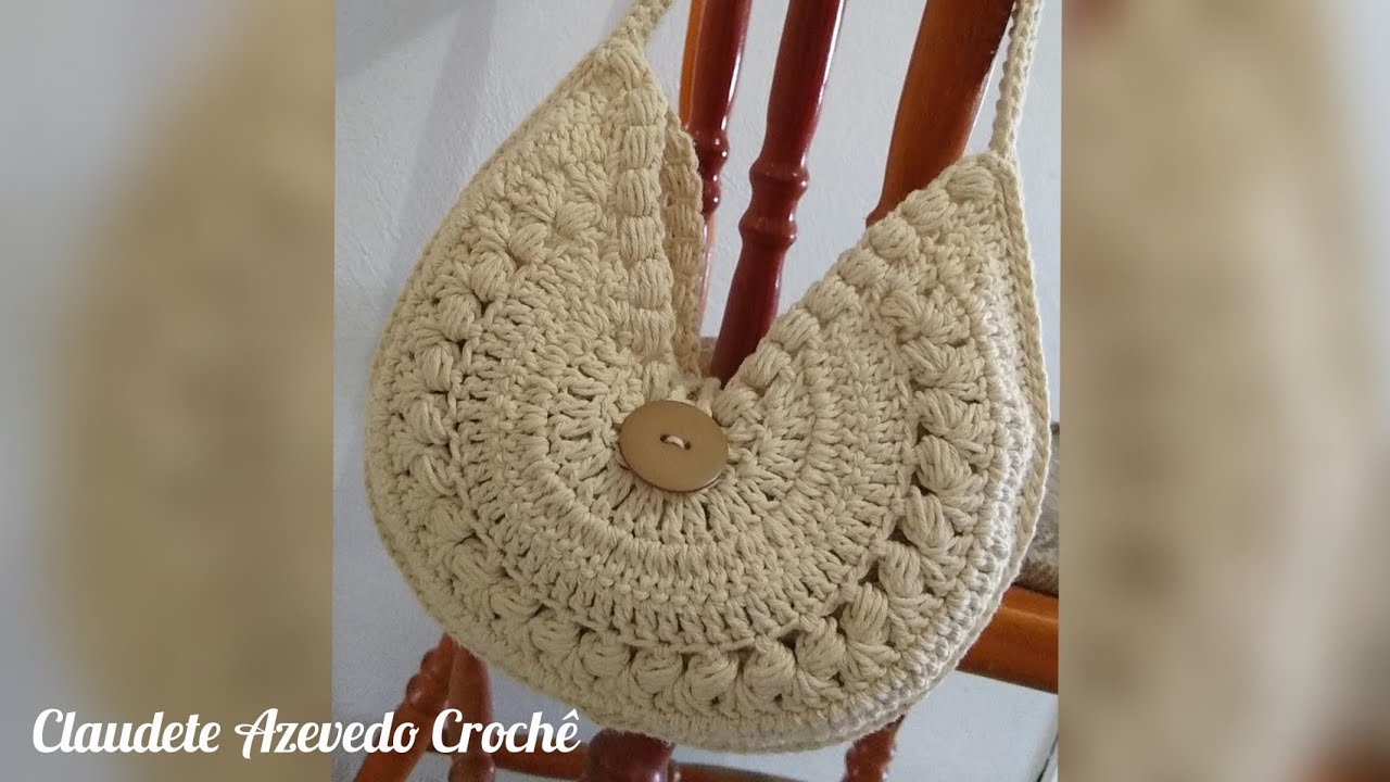 Bolsa Lamour em Crochê videoaula especial