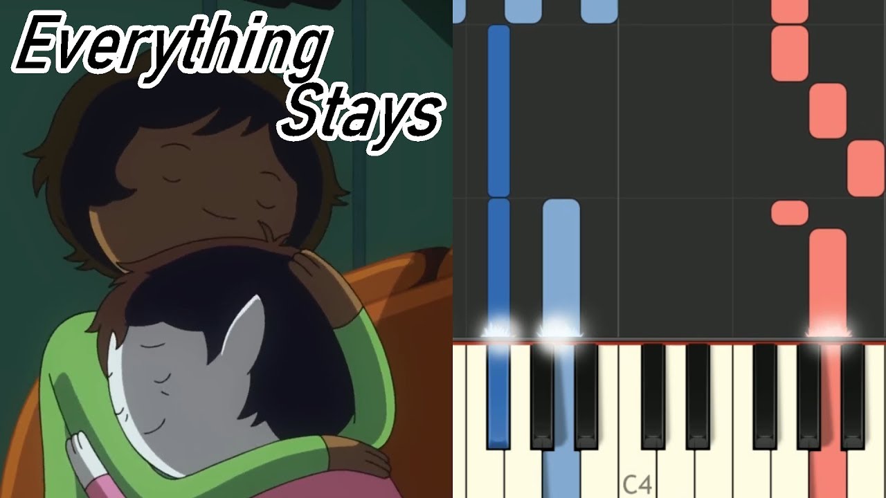 Everything Stays - Adventure Time [Piano Tutorial]