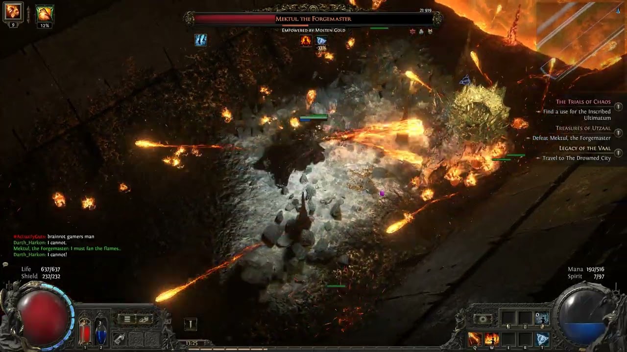 PoE 2 bossing with WIP build