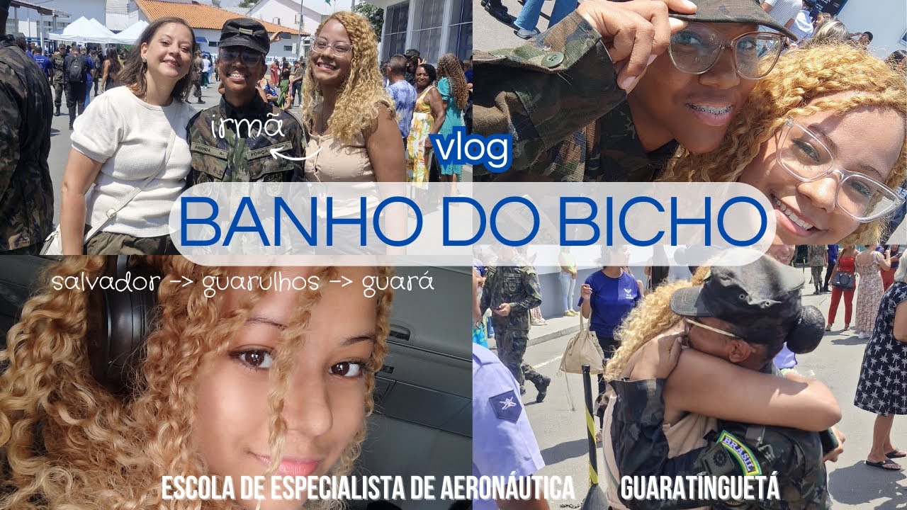 Indo para o BANHO DO BICHO NA EEAR - VLOG parte 1