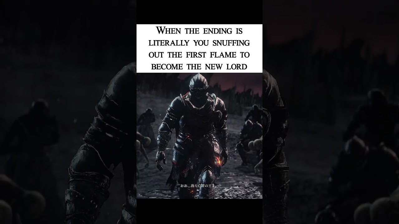 This is the BEST Dark Souls 3 Ending #eldenring #darksouls #fromsoftware #gaming #metal #darksouls3