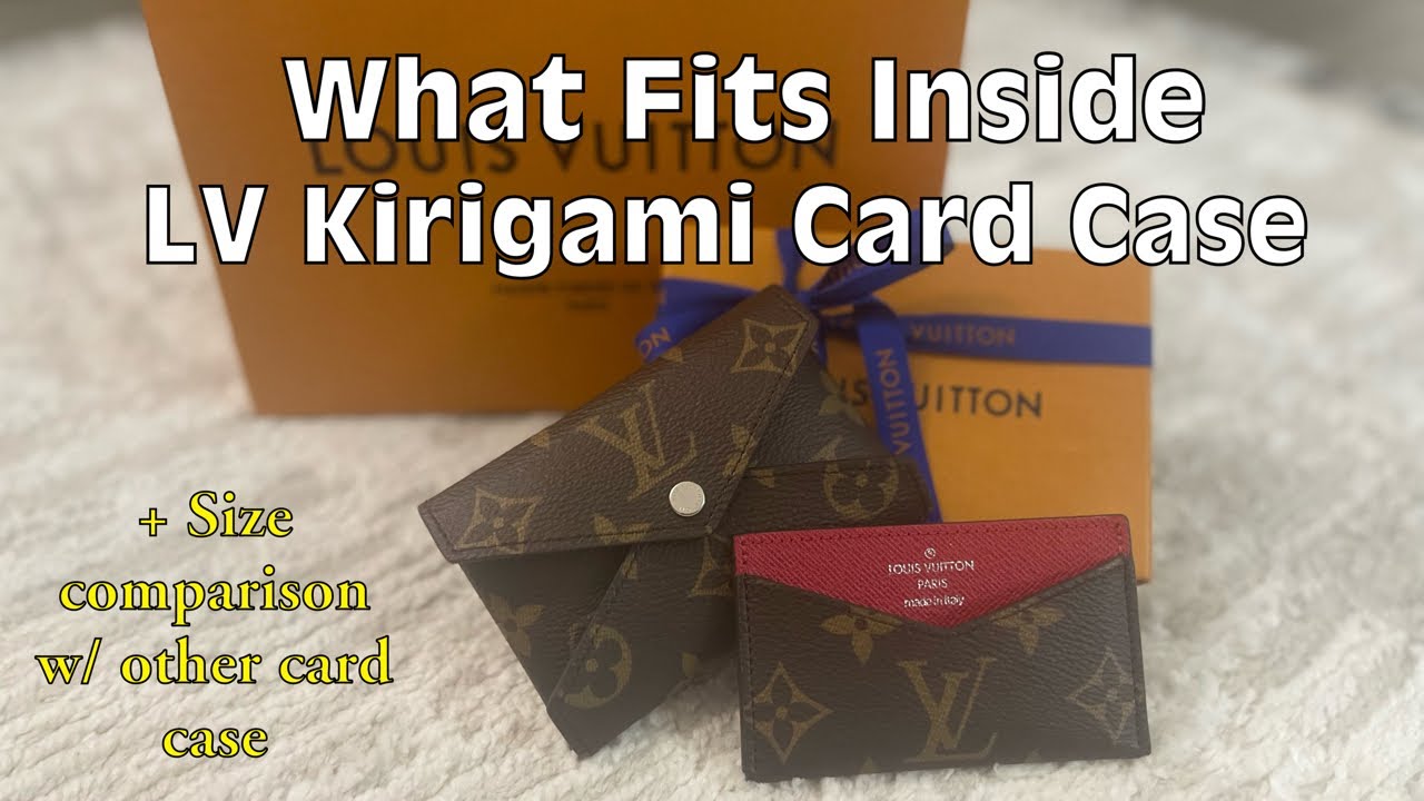 See What Fits Inside the LV Kirigami Card Case