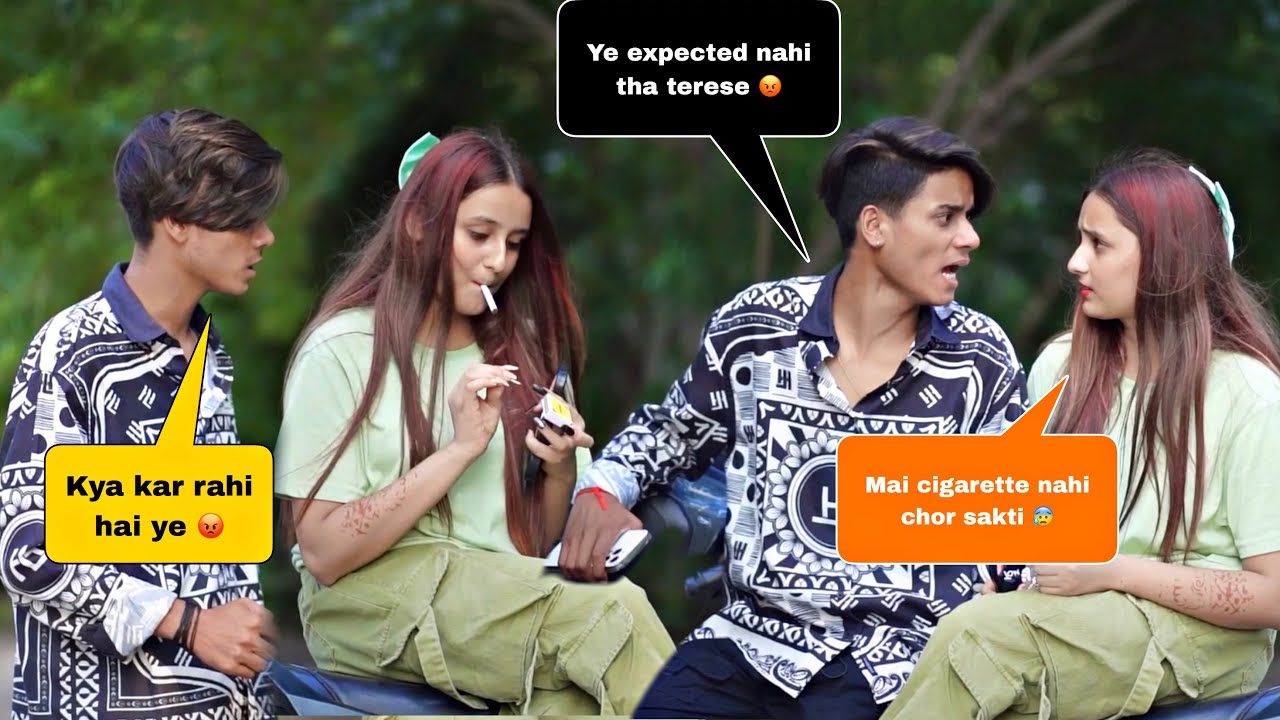 Fake Smoking Prank🚬😂|| Prank On Boyfriend || Shahrukh ko Aaya bahut Jayada gussa || Anshi vlog
