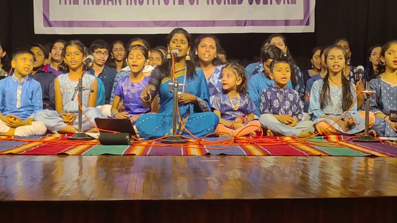 Abhijna's first stage performance..