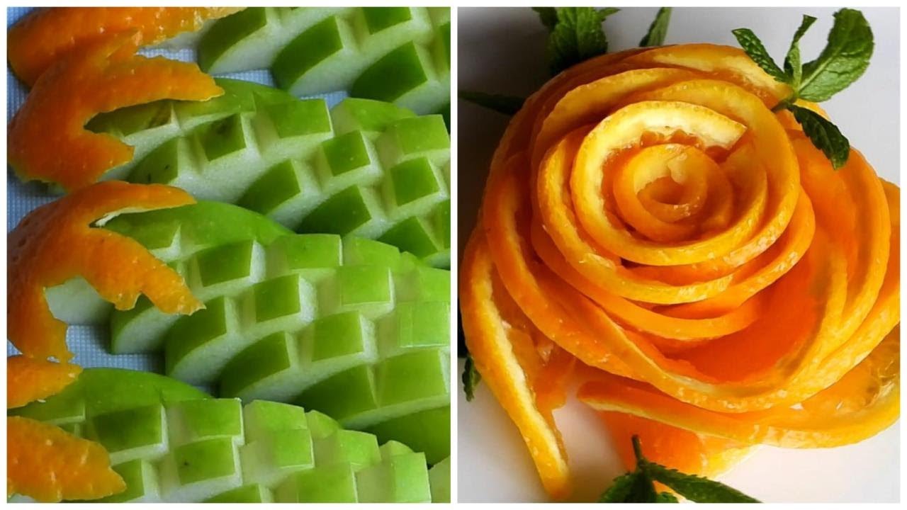 Tricks With Fruits And Veggies - Creative Food Art Ideas - Orange Art