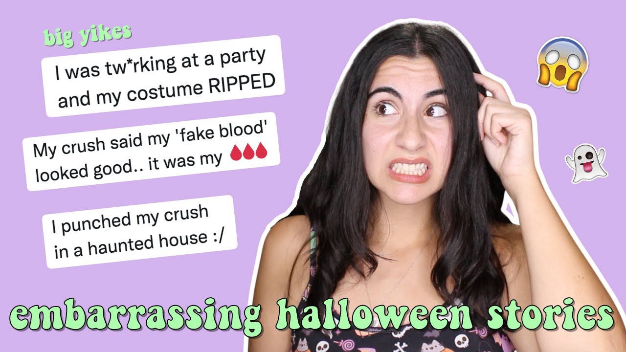 exposing your really embarrassing halloween stories (period horror stories too!!) | Just Sharon