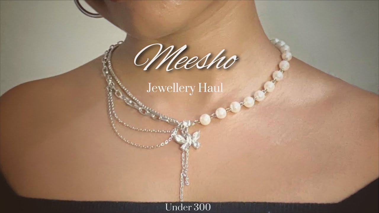 💎 *HUGE* Meesho Jewellery Haul | 15+ Items | Starting ₹99 | Earrings + Necklace ✨