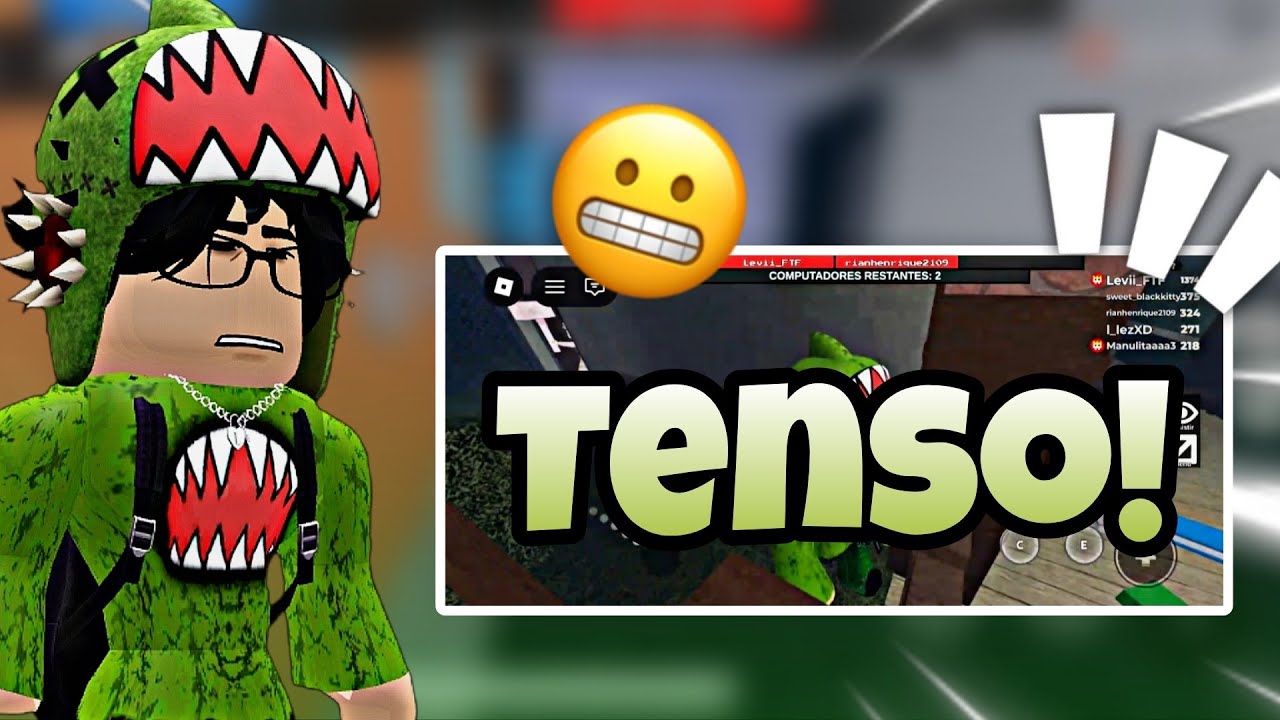 •A PARTIDA MAIS TENSA DO SERVER PRO 😰 | Flee The Facility | Roblox•