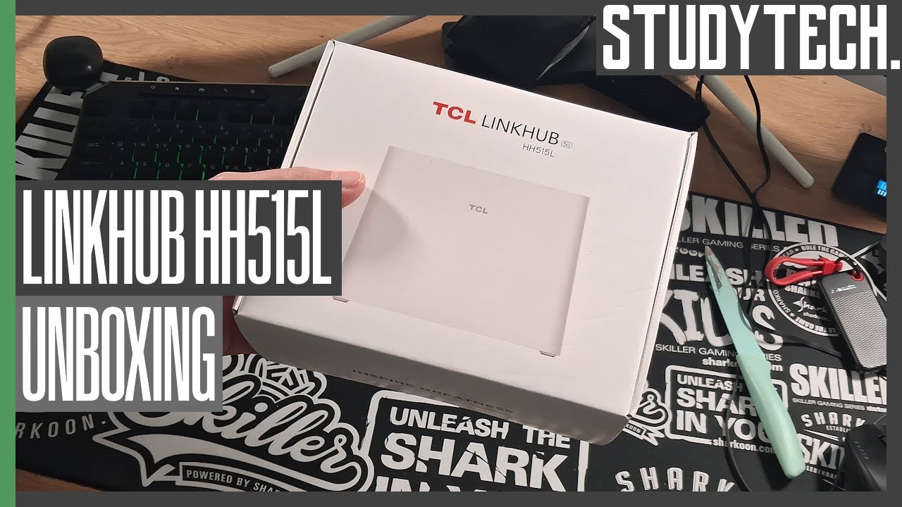 Unboxing TCL LINKHUB HH515L [4K/Deutsch] #studytech