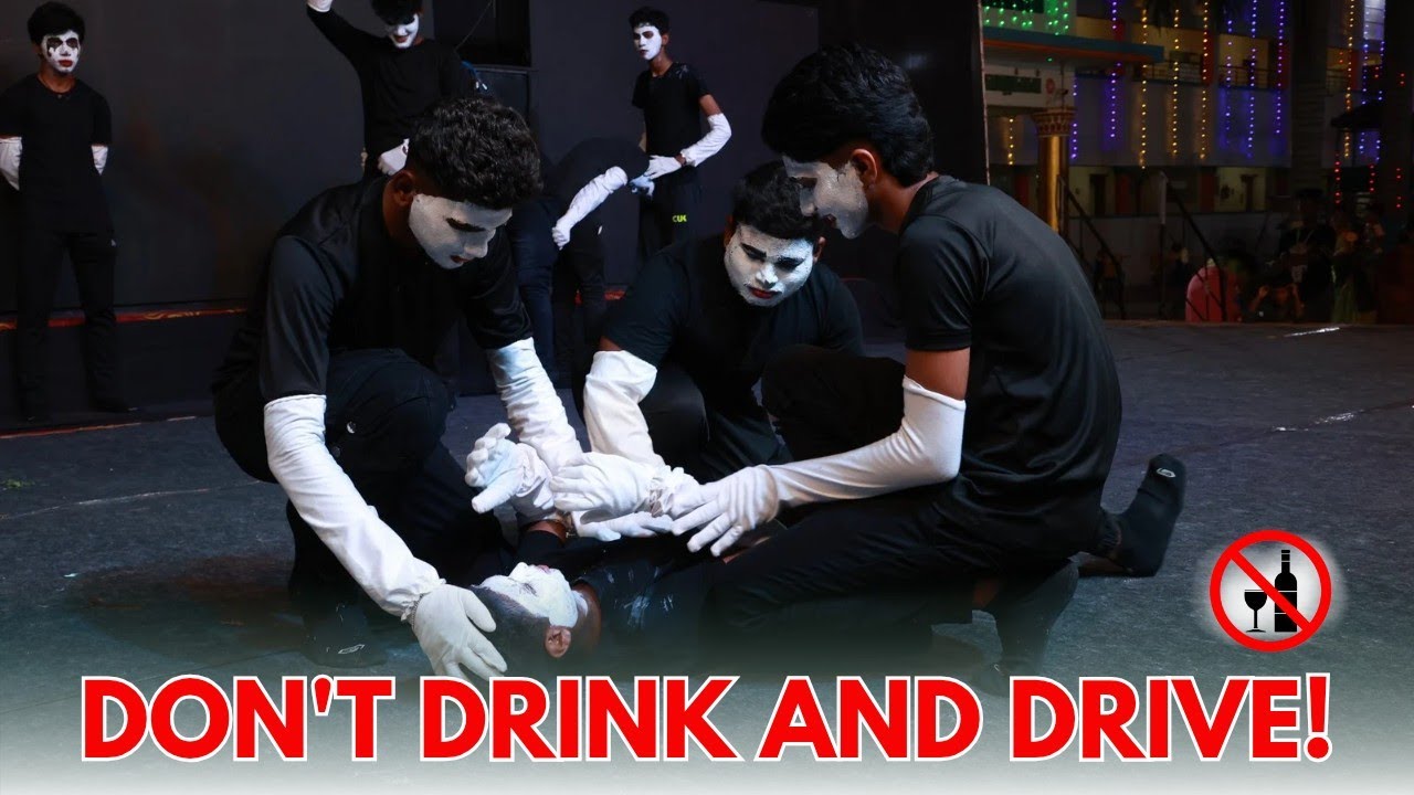 Don't Drink & Drive🚨  – A Road Safety Awareness Mime | Lumina '24 - 10th Annual Day
