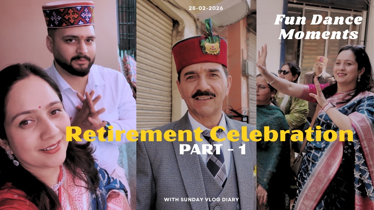 A Proud Moment ❤️ | Papa Retired Today… But This Dance in Mandi Was Unexpected! 🎺💃| PART -1