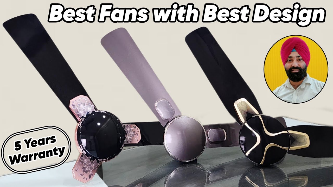 3 Best Designer Fans in India | Orient Electric Mozart | Blanco | Orient Jazz Art | Best Fans 2025