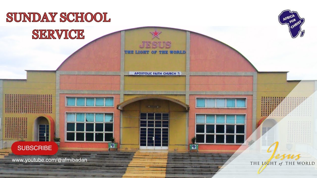 Apostolic Faith Ibadan Sunday School Service  11- 01 - 2026