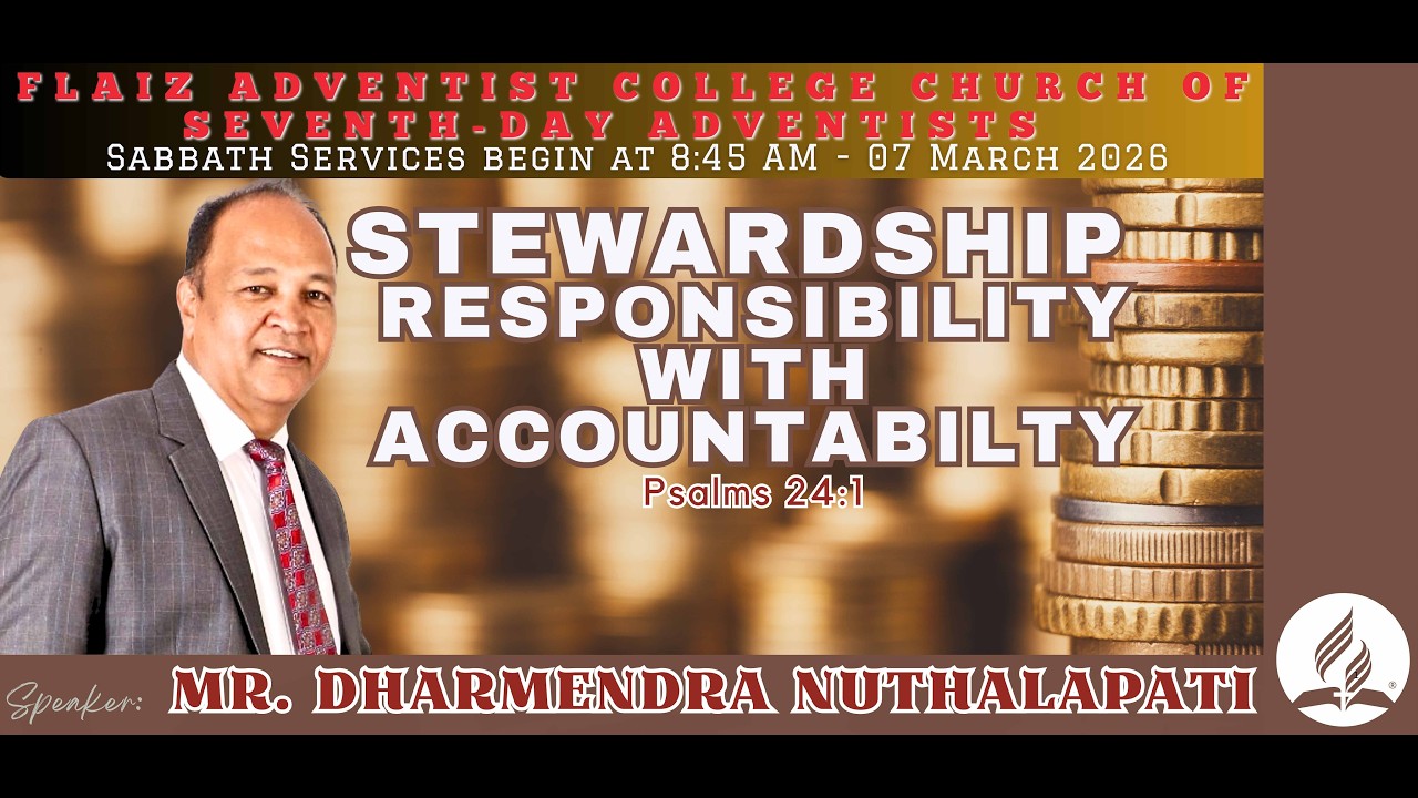 Stewardship: Responsibility with Accountability- Psalm 24:1