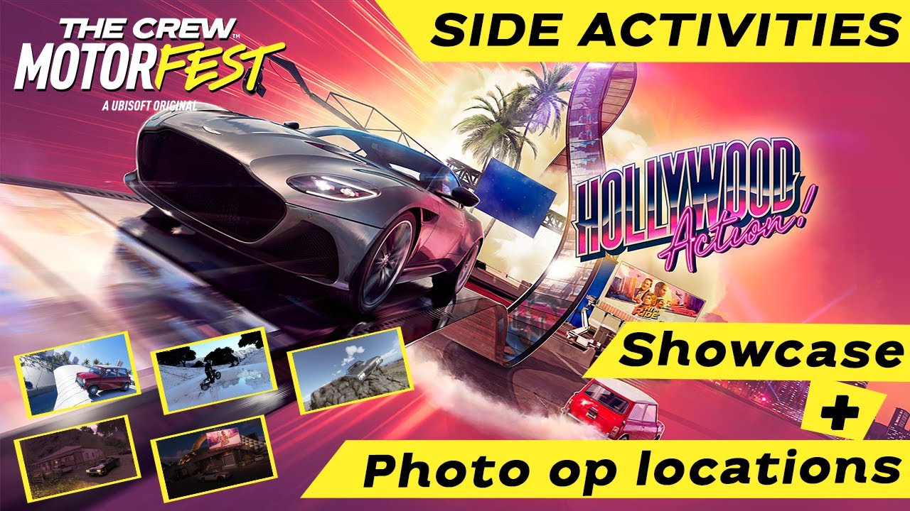 The Crew: Motorfest | Hollywood Action! | SIDE ACTIVITIES Showcase and Photo Op locations