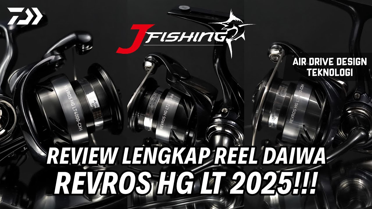 Review Daiwa Revros HG LT 2025 | Air Drive Design Technology | Power Handle | Mewah  – J-Fishing
