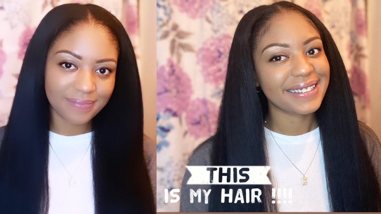 Outre Big Beautiful Hair|Kinky Straight Clip Ins|How To Install And Blend Natural Clip Ins
