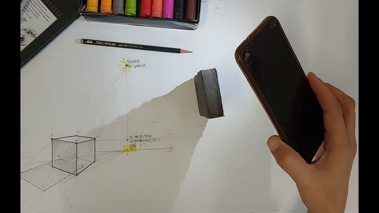 CONSTRUCTION DES OMBRES ET DES LUMIERES (explication en classe)