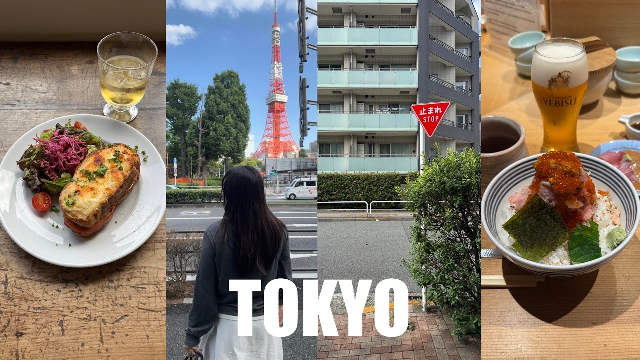 Tokyo Vlog 01. 나홀로 3박4일 도쿄 브이로그 | 도쿄여행 맛집만 골라감❣️인생 크레이프 케이크 | 에비스 카페 wellk, 롯폰기 죠몬 | 몽벨 쇼핑 추천 | 도쿄타워