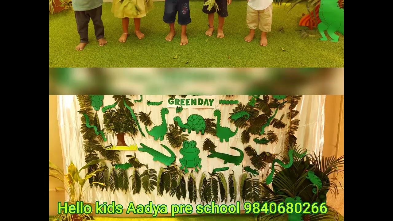 #green day celebration #school #hello kids Aadya #creativity #creations #photos #reels